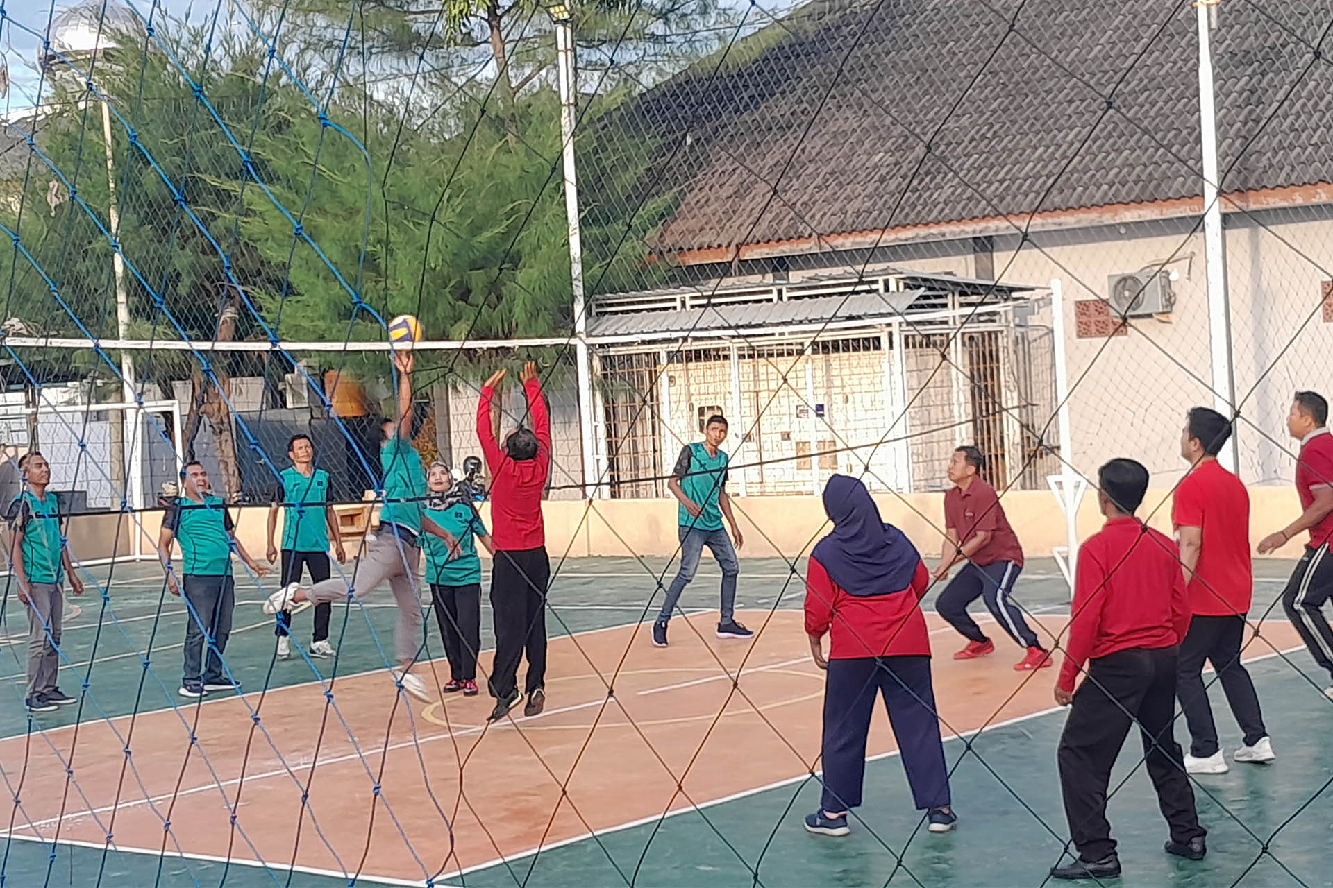 Lomba Volly Antar Satker